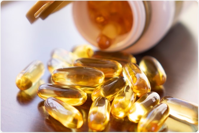 Fish oil capsules. Image Credit: Scarc / SHutterstock