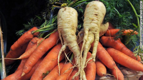 Pairing nutritious foods like carrots and parsnips with something sweeter, like a dipping sauce, is a way of helping kids warm up to healthier choices.