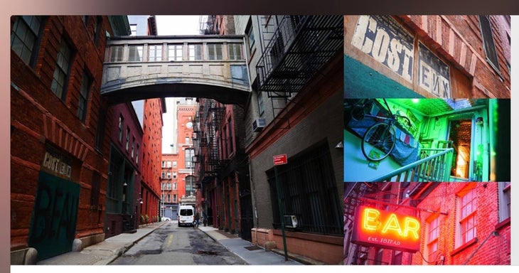 The Secrets of TriBeCa: Lofts, Artists, & Alleyways Interactive W