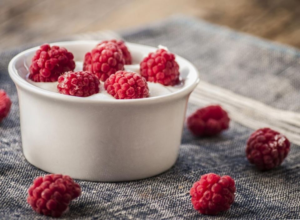 Greek yogurt berries